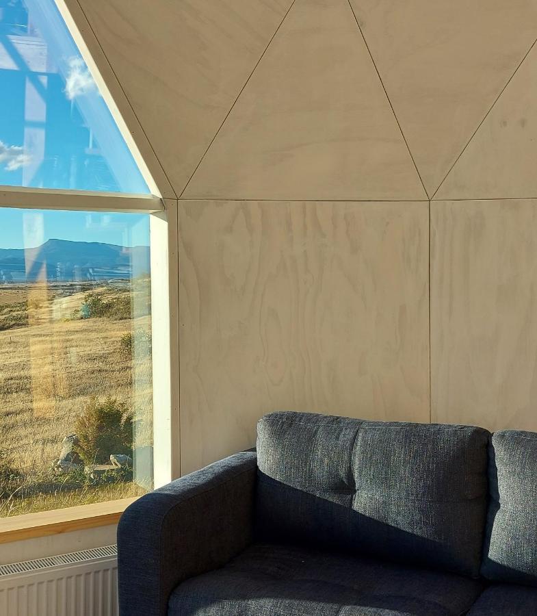 Dome With Stunning Glacier & Mountain Views Puerto Natales Eksteriør bilde