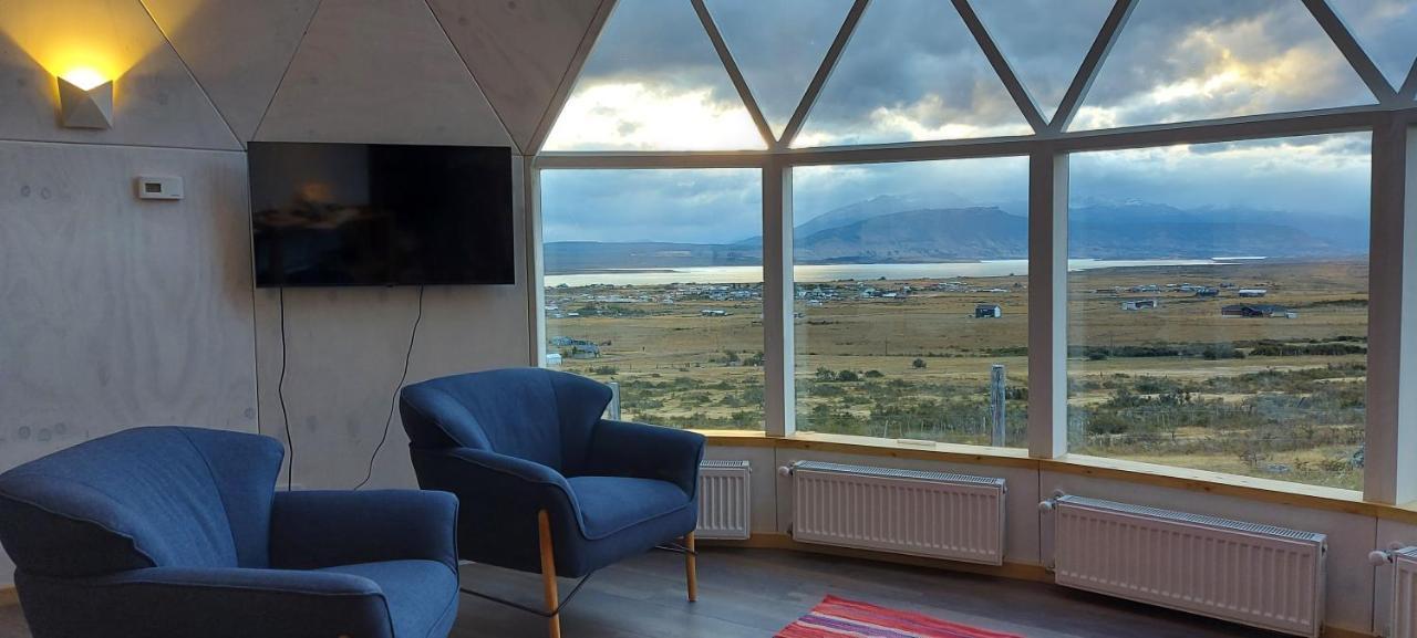 Dome With Stunning Glacier & Mountain Views Puerto Natales Eksteriør bilde